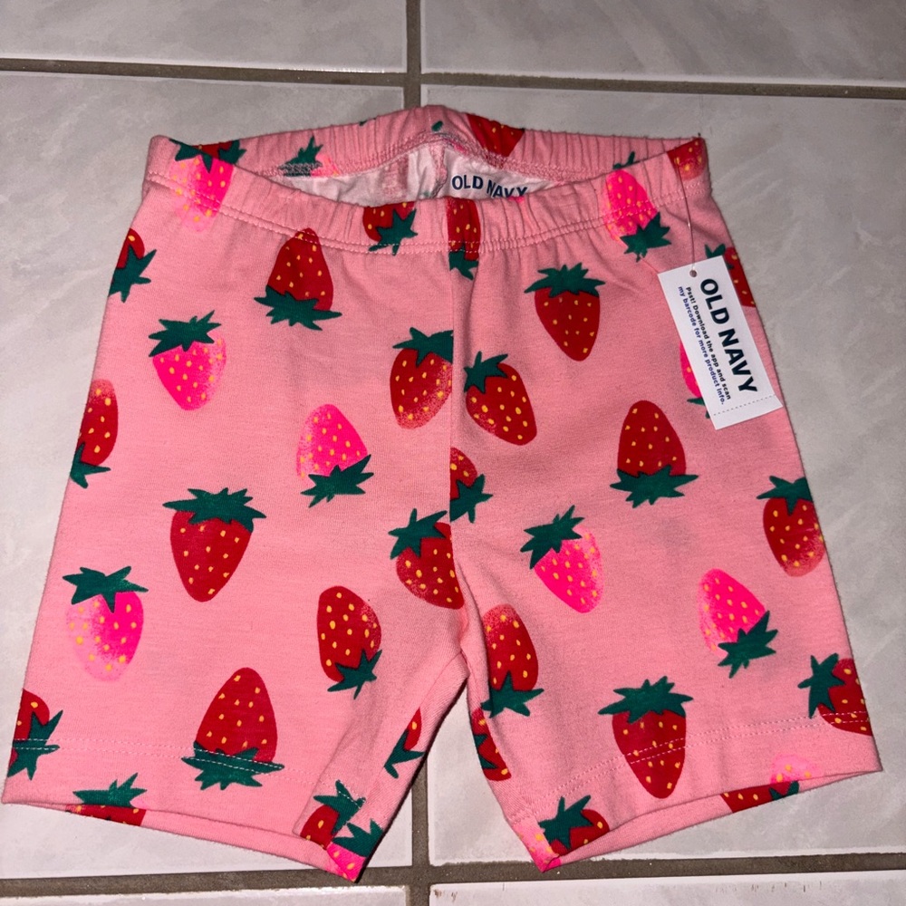 $5‎ SALE Old Navy Kids Shorts with Strawberry Design